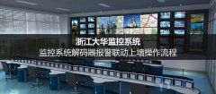 浙江大华监控解码器报警联动上墙操作流程